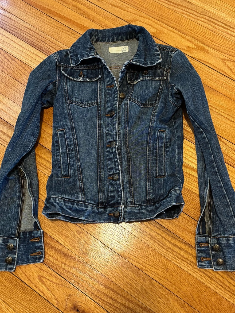Dark Blue Jean Jacket Size Small
